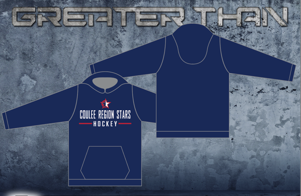 Coulee Region Stars- Starline- Hoodie (Navy Blue)