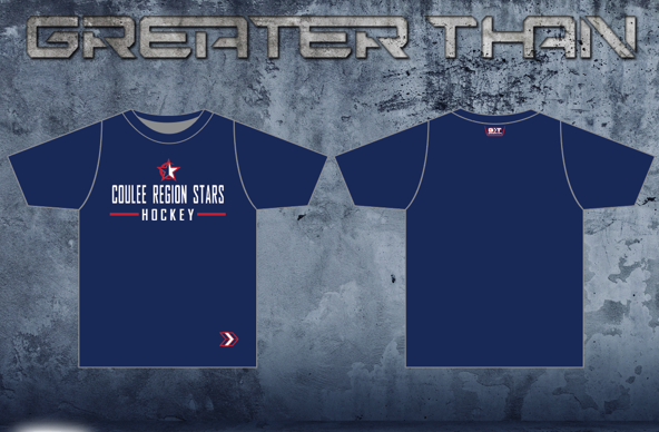 Coulee Region Stars - Starline- Dri-Fit (Navy Blue)