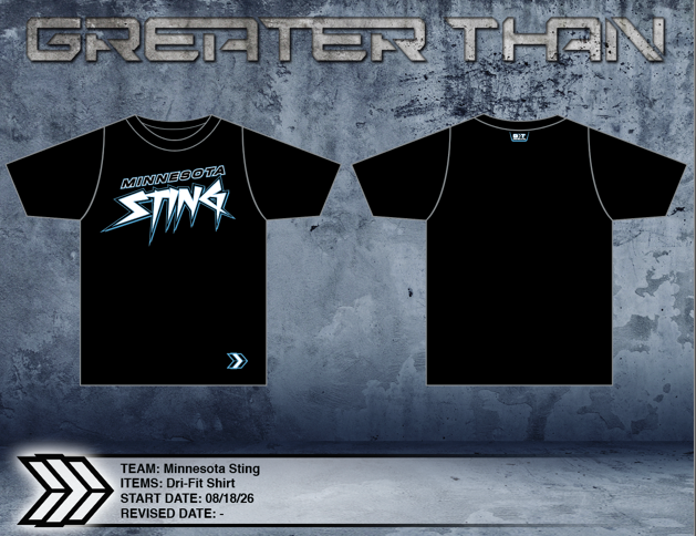 Minnesota Sting Dri-FIt (Black)