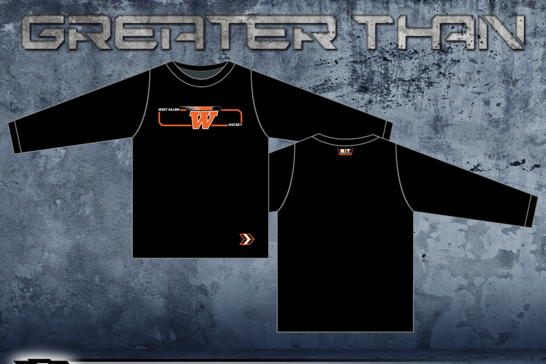 West Salem Youth Hockey Crew Neck (Black)