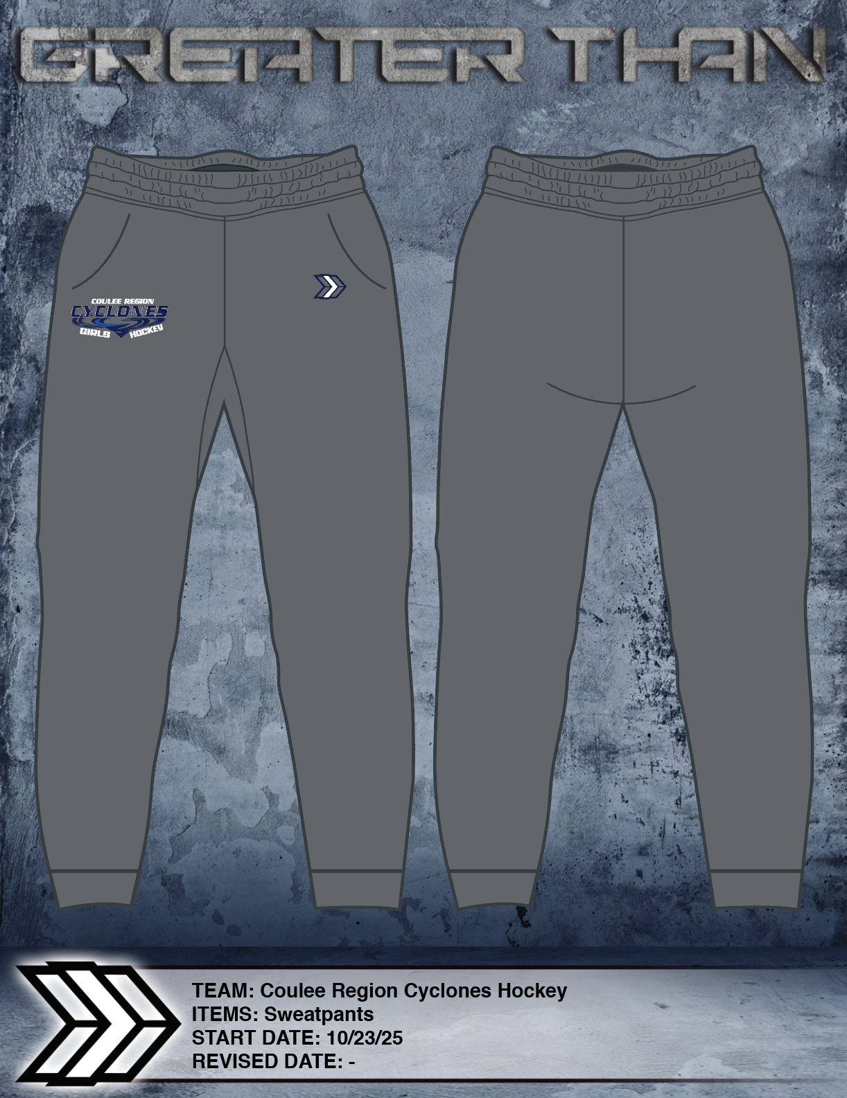 Coulee Region Cyclones Hybrid/Joggers 2025