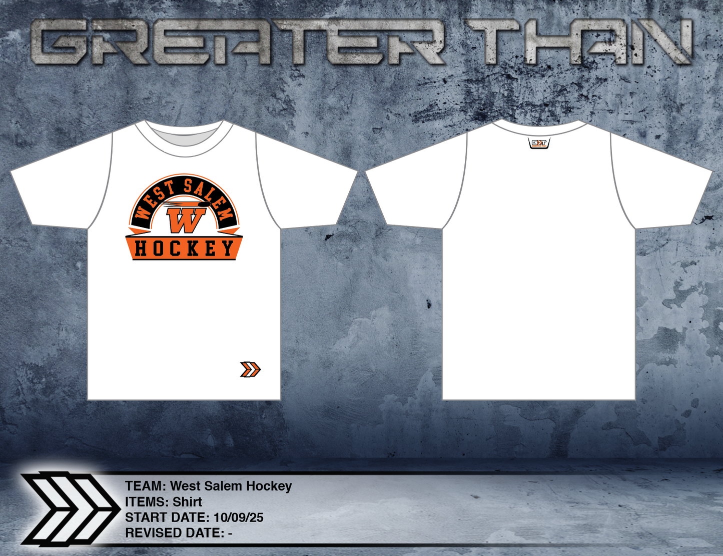 West Salem Hockey Dri-FIt (multiple colors)