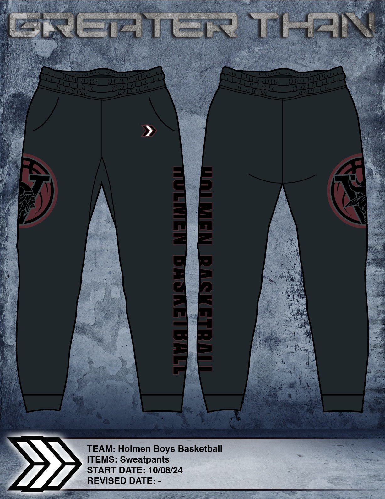 Holmen Youth Basketball Hybrid Joggers