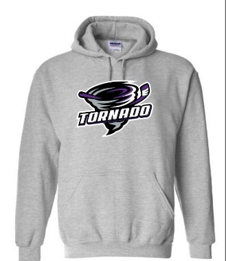 Tornado Youth Hockey Grey Fleece Hoodie