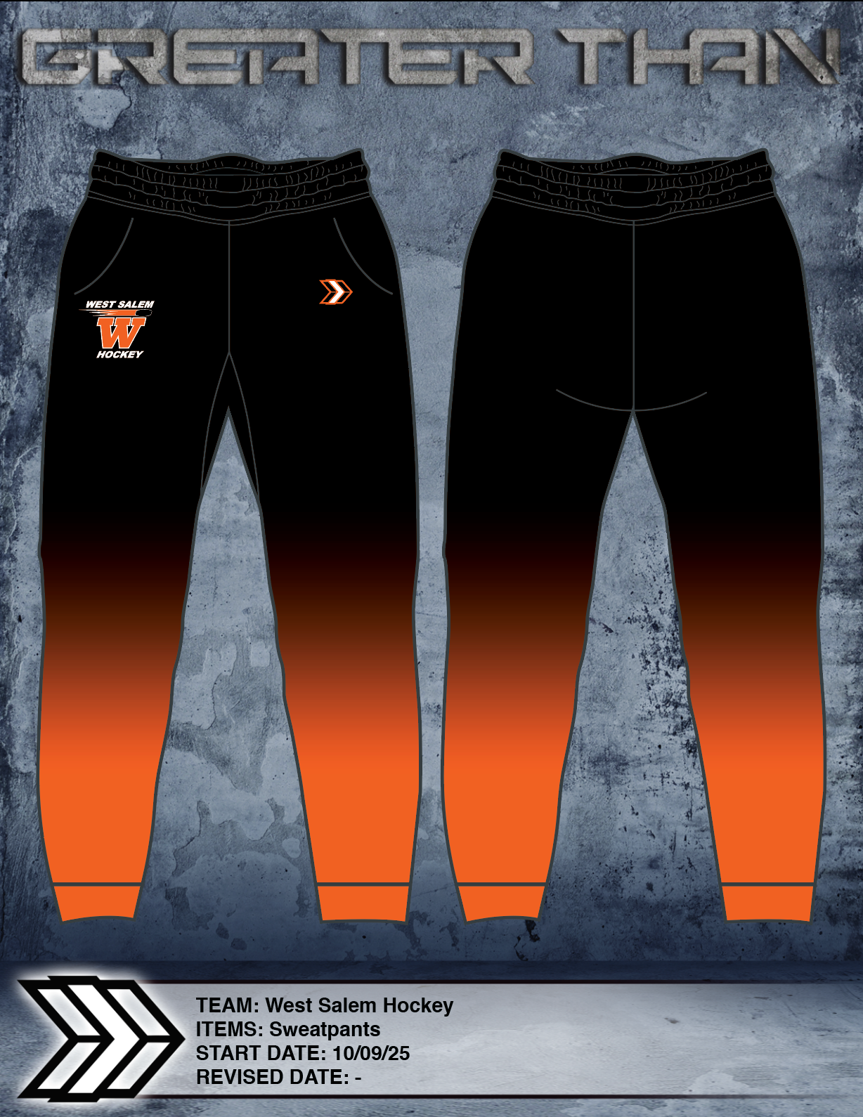 West Salem Hockey Hybrid/Joggers