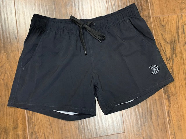 Women's Black Shorts (2 Pockets)