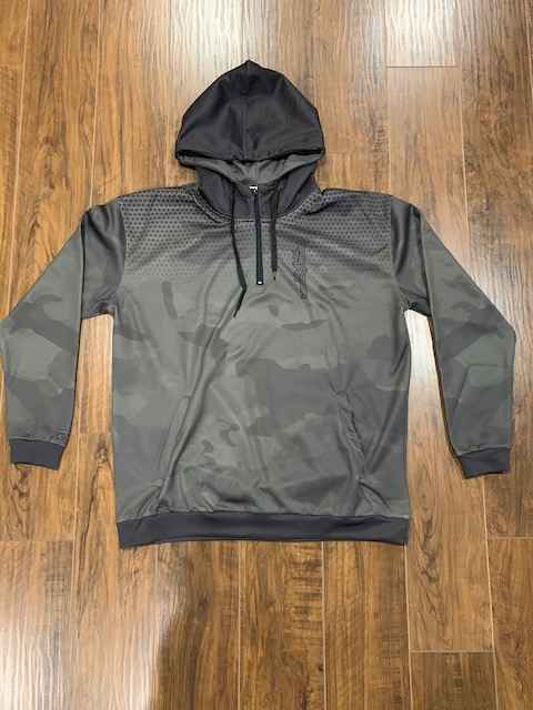 Army Green Camo 1/4 Zip Hoodie