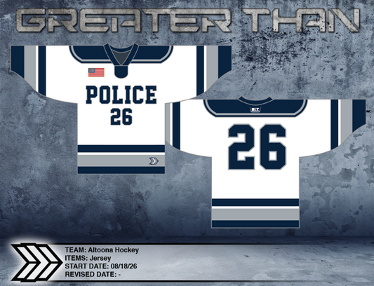 Altoona Youth Hockey Police Jersey