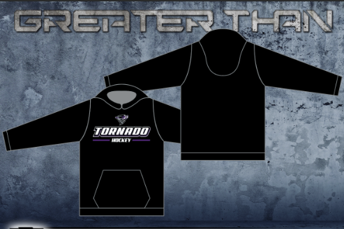 Tornado Youth Hockey- Starline- Hoodie (Black)