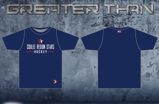 Coulee Region Stars - Starline- Dri-Fit (Navy Blue)