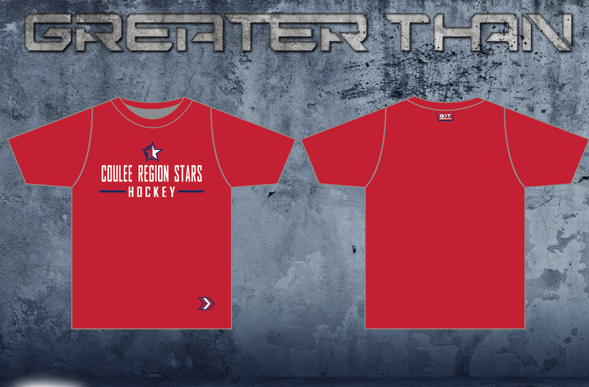 Coulee Region Stars - Starline- Dri-Fit (Red)
