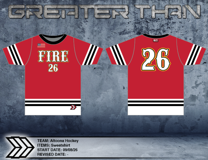 Altoona Youth Hockey Fire Dri-Fit
