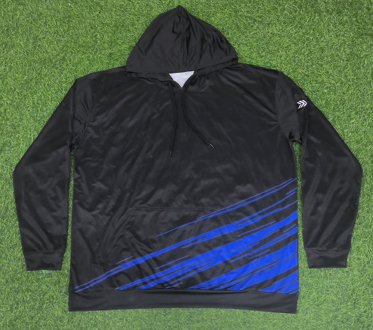 Speed Hoodie (Black/Blue) SPF Lightweight Material