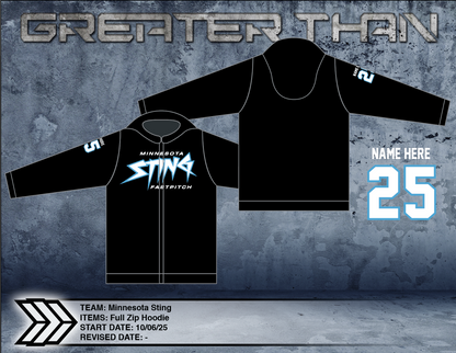 Minnesota Sting Water-Resistant Full Zip