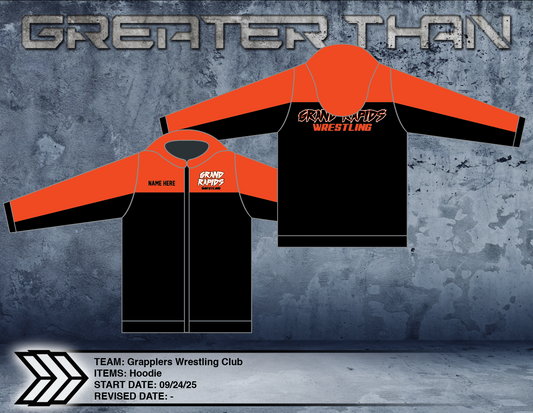 Grand Rapids Wrestling Full Zip (New Mesh Fleece)