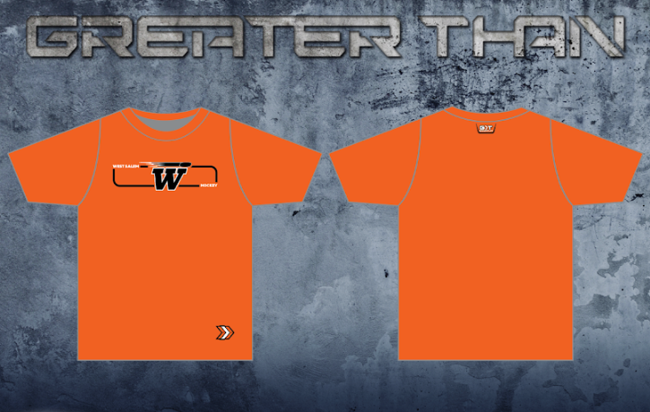 West Salem Youth Hockey Dri-Fit (Orange)