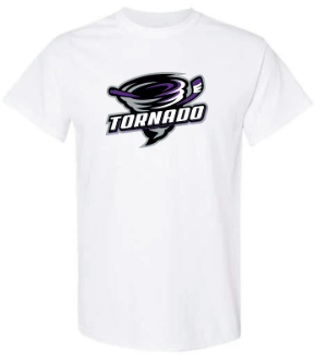 Tornado Youth Hockey T-Shirt (White)