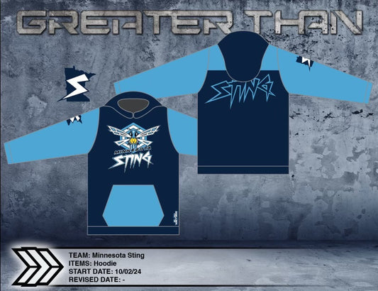 Minnesota Sting Hoodie 1