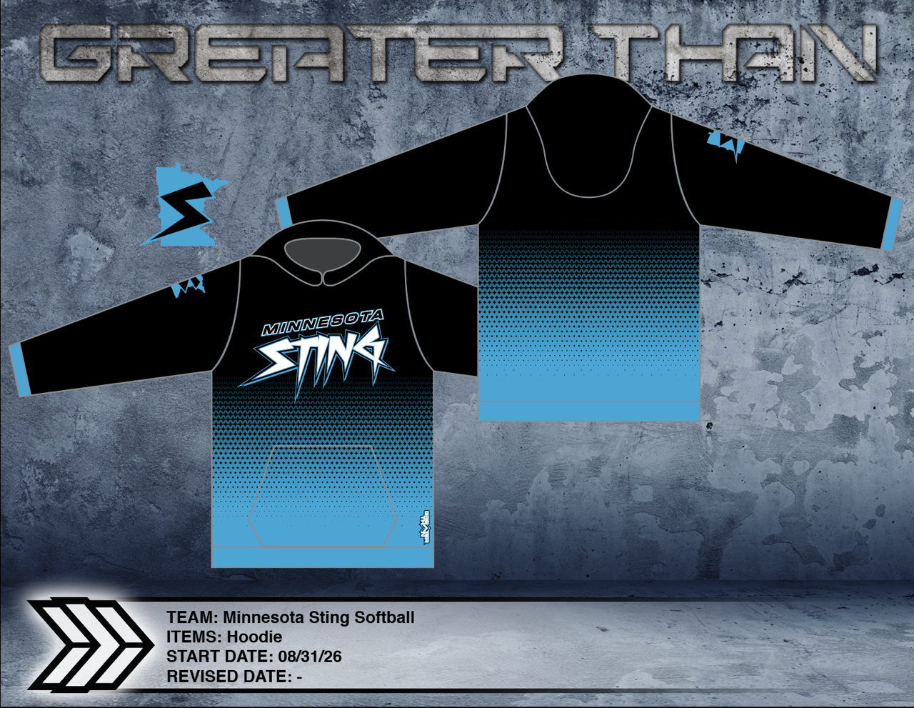 Minnesota Sting Hoodie 4