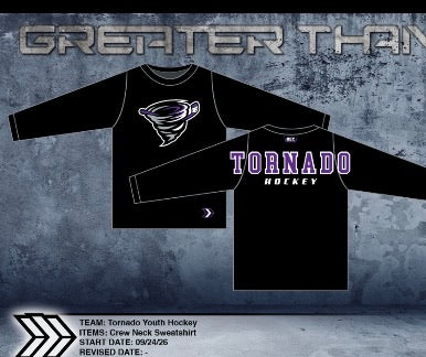 Tornado Youth Hockey Crew Neck