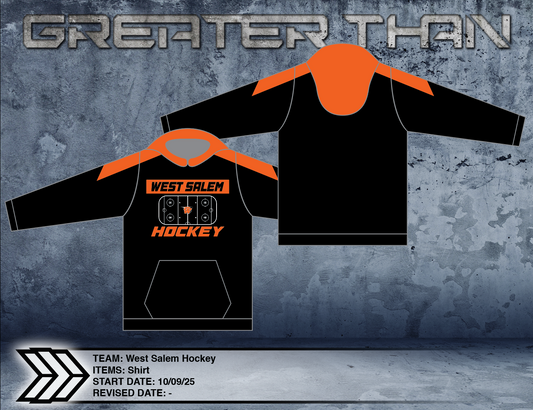West Salem Black Team Hoodie 2