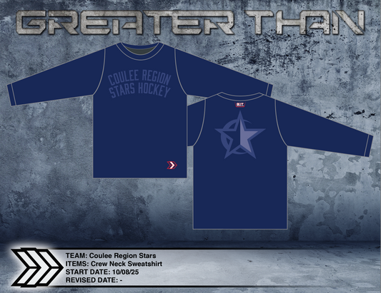Coulee Region Stars Crew Neck 2025