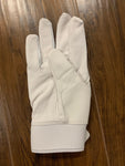 Batting Gloves- White/Red/Navy