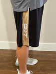 Black/Gold Breathable Shorts