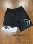 Black/White 5 Pocket Shorts